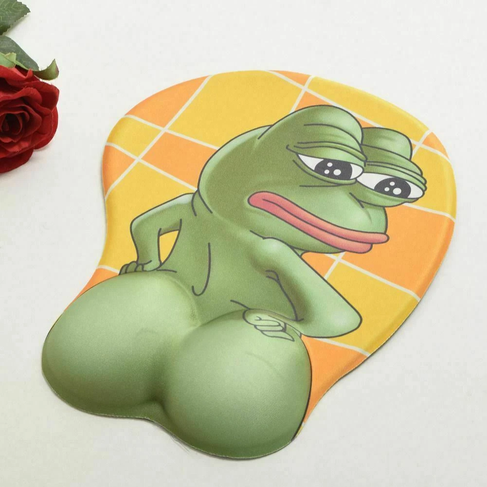 1pc Funny Sexy Soft Anime Mouse Pad Props Frog 3D Ass Mouse Mat Sad frog |  eBay