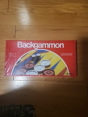 Backgammon Pressman Board Game Vintage 1979 *New Sealed*