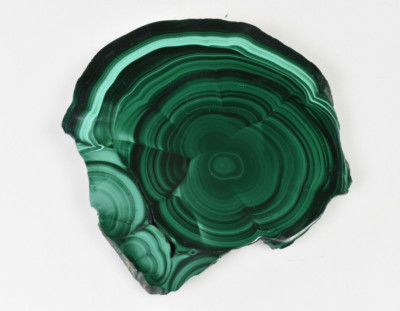 Malachite Stalactite Slice from Congo 11.6 cm   # 18944