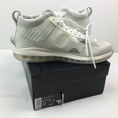 Nike Lebron X John Elliot Summit White JE Icon QS Sneakers AQ0114-101 Size 11