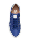 100% AUTHENTIC NEW MEN MCM BLUE VISETOS LOGO GROUP LOW TOP SNEAKERS EU 44/US 11 — photo 5