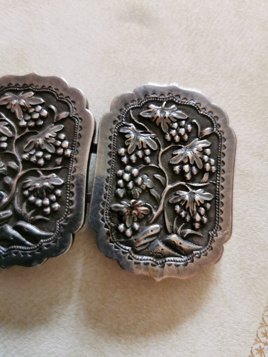 Silver Nurses Belt Buckle, Wang Hing c1890 Vintage white  display picture 1