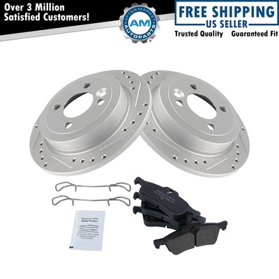 Performance Rear Brake Pads & Rotor Kit Fits 2007-2008 Mini Cooper