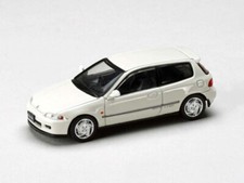 Honda CIVIC EG6 SIR-II White 1:64 Scale Model - Hobby Japan HJDM002-5