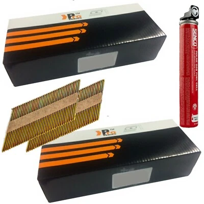 Framing Nails 1040 & 1x Fuel Cell for Paslode IM350, S0,Hitachi, Makita, Senco