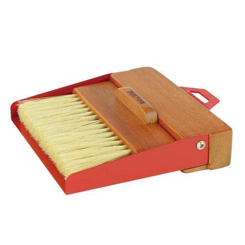 DULTON Mini Dustpan Brush Small Dust Pan and Hand Broom Mini Broom Silver Red - Picture 6 of 11