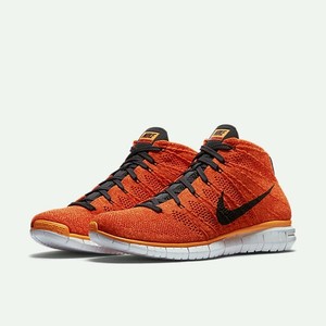 nike flyknit chukka orange
