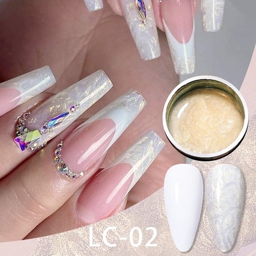 Nail Art Thread Shell Gel Nail Polish Varnish Semi-Permanent UV Gel Nails Polish - Picture 11 of 20