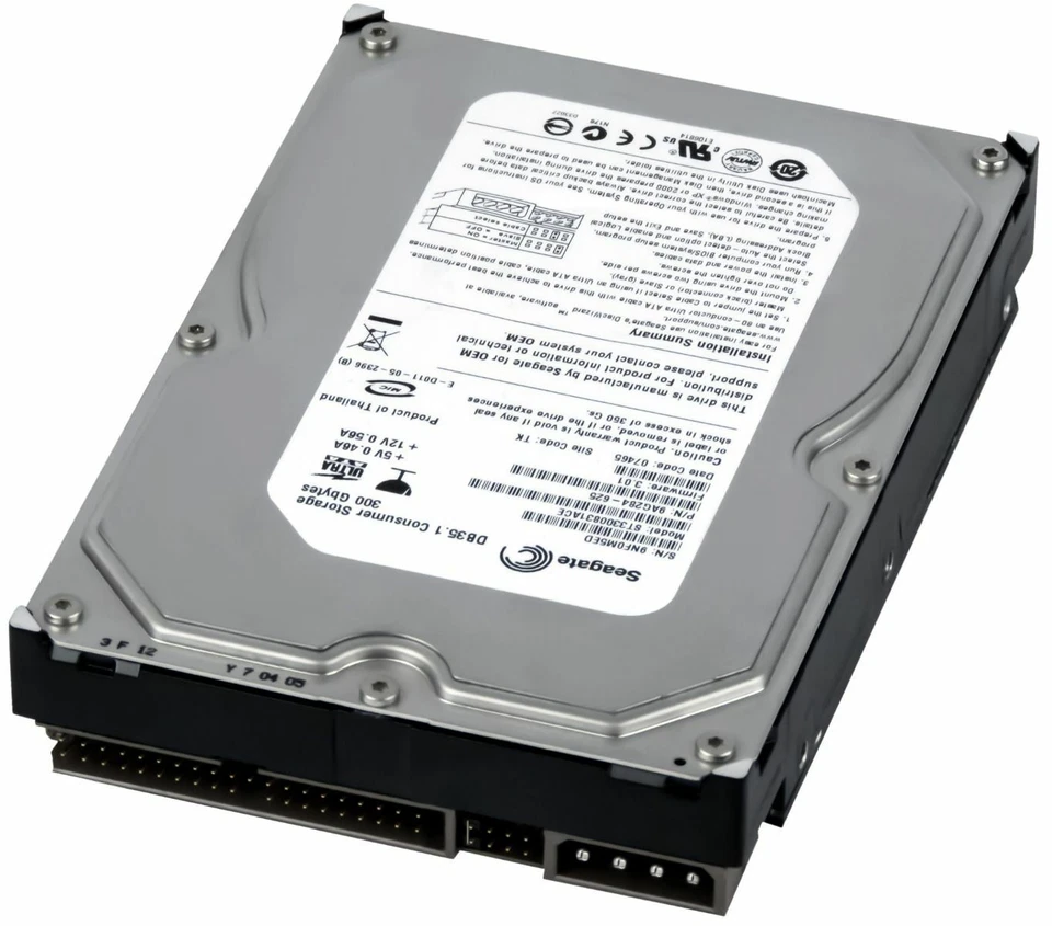Hard Drive Seagate DB35.1 ST3300831ACE 300GB 7200U/Min 8MB Ata 3.5'' - Image 2 of 3
