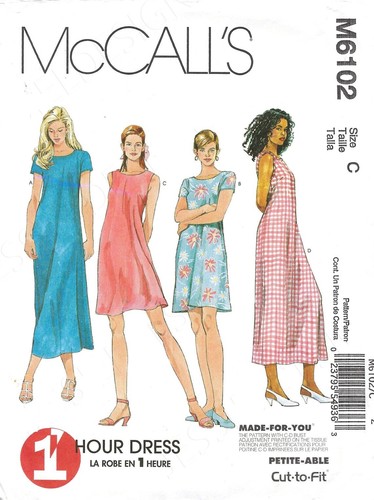 Patron de robes McCall's 7950, Mercerie en ligne - Jaspe Couture