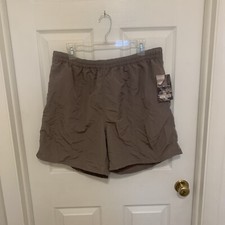 Woolrich Men  s Size Large Swim Trunks LT Mushroom NWT With Liner