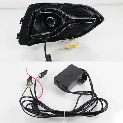 Luz antiniebla LED diurna con intermitente para Hyundai Accent 2018-2022 - Imagen 5 de 9