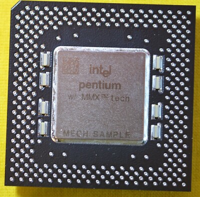 INTEL PENTIUM MMX MECHANICAL SAMPLE ES PROCESSOR RARE