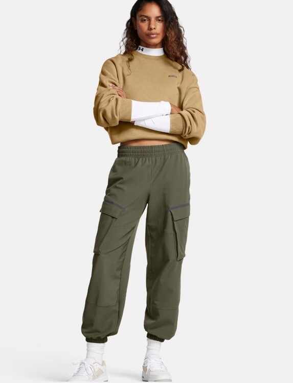 Under Armour Women's Unstoppable Hybrid Cargo Pants Green 1387251