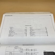 1987-88 KLM Auto Imported Cars Wiring Diagrams Vol. 1 Sheets Isuzu Impulse 