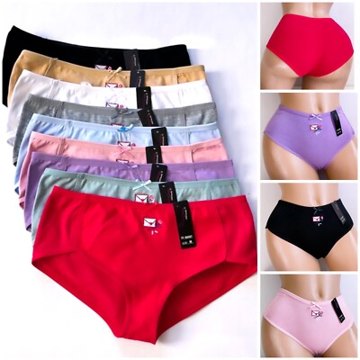 6-12 Boxer Briefs Sexy Women's Underwear Panties Boyshort Shortie Short 8507 S-X