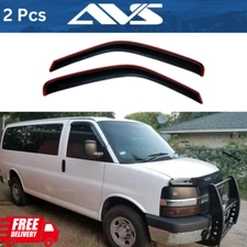 AVS Vent Visors Rain Guards for GMC Savana 1500 1996-2014 – Window Deflectors