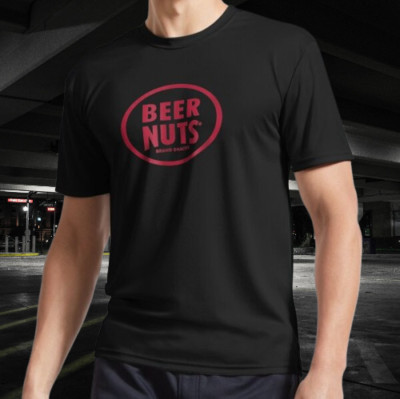 BEER NUTS Classic Red Logo. gym Active T-Shirt Funny Size Mode American T-shirt