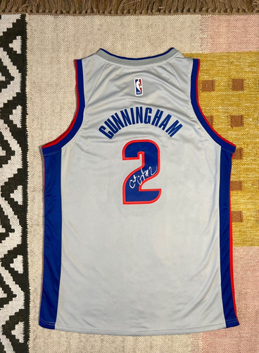 Cade Cunningham Signed Autograph Detroit Pistons NBA Jersey USA Oklahoma State - Picture 3 of 4