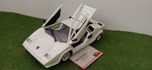 LAMBORGHINI COUNTACH 5000 QUATTROVALVOLE 1985 blanc 1/18 TONKA POLISTIL voiture - Picture 7 of 8