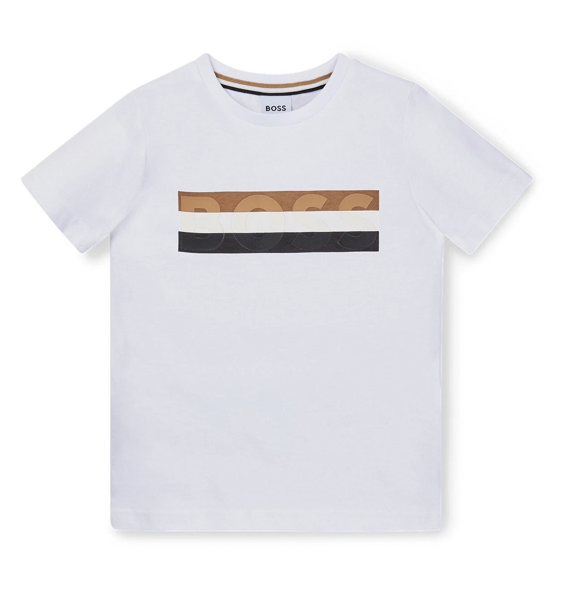 T shirt bianca hugo boss store