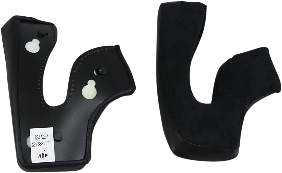 AGV X3000 Cheek Pads Lg Black #KIT00119001