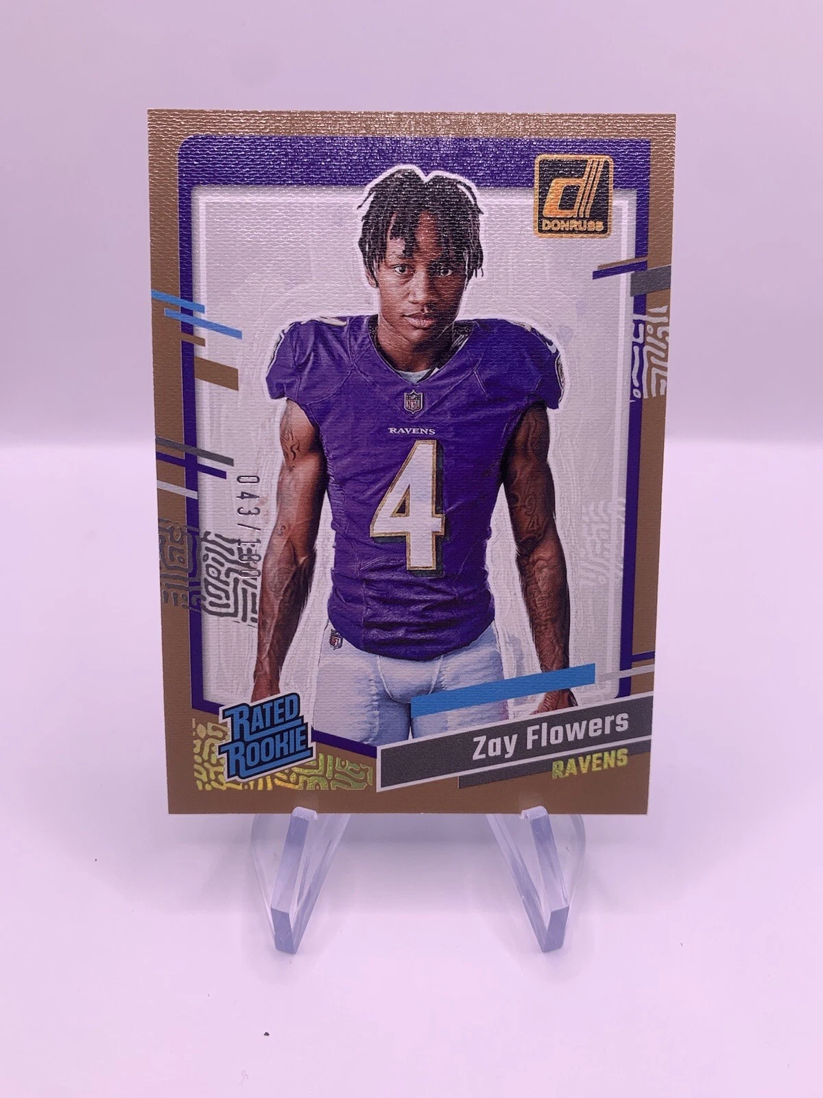 2023 Donruss Zay Flowers Rated Rookie Portrait Studio Series /100 #9