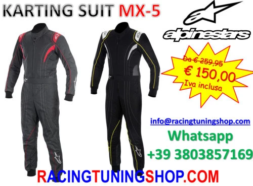 Tute da corsa Alpinestars per la guida di auto e kart