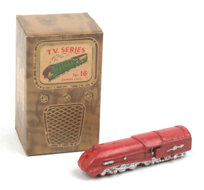 Vintage Benbros T.V Serie Nr.16 rote Stromlinien-Expresslok *VERPACKT*