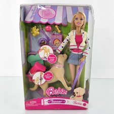 Barbie & Tanner Pooping Dog Doll Playset N0581 Pet Training Mattel 2008 NEW RARE