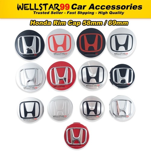 4 Stück 58 mm 69 mm Radnabenkappen Emblem für City HRV BRV CRV CIVIC ACCORD JAZZ - Bild 88 von 128