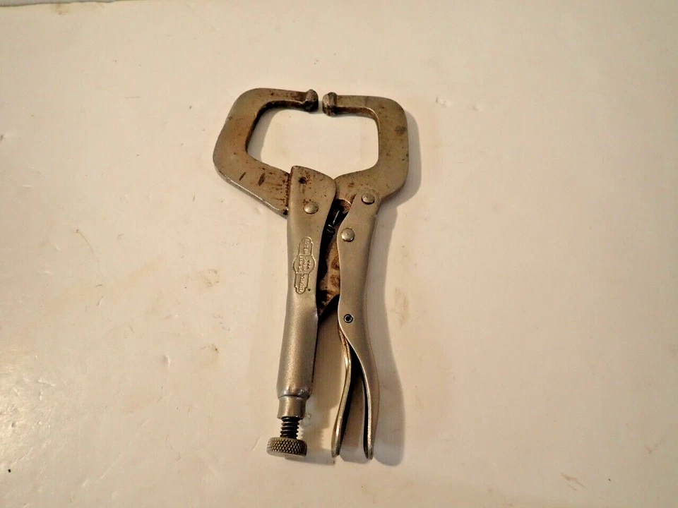 Vintage Peterson Dewitt Vise Grip  6R  Locking Sheet Metal Welding  Clamp Pliers - Image 2 of 3