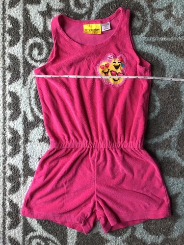 Girls Emojination Size Medium Swimsuit Beach Cover Up Romper Beachwear One Piece - Picture 5 of 9