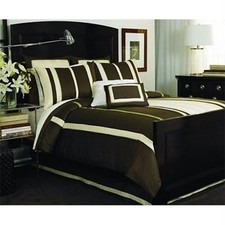 NAUTICA FILLMORE BROWN STANDARD SHAMS 2PC NIP