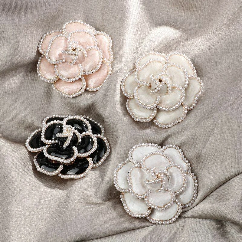 Chanel hotsell flower pin