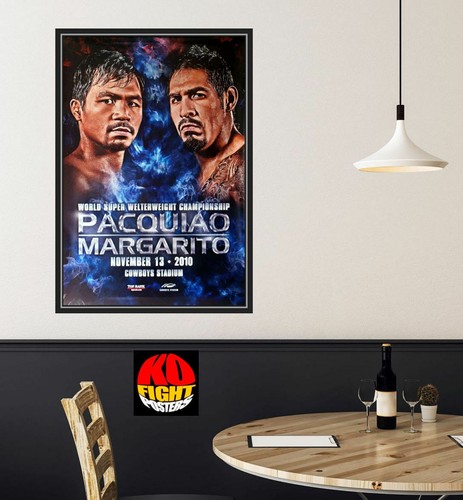 MANNY PACQUIAO vs. ANTONIO MARGARITO: Original Onsite Boxing Fight Poster (SHOP - Picture 4 of 13