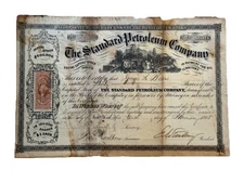 1865 The Standard Petroleum Company Stock Certificate #126, (New York)