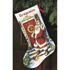 Dimensions Gold Collection "Welcome Santa" Stocking Kit - NEW