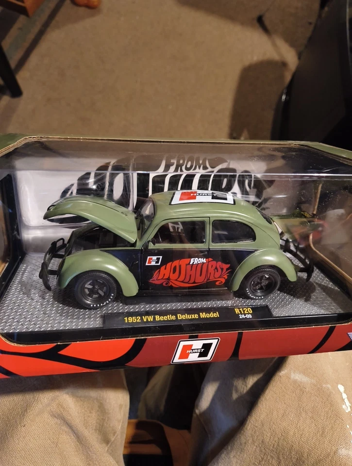 Máquinas M2 escala 1/24 Hurst 1952 Volkswagen VW Escarabajo Modelo Deluxe R120 NUEVO Foto 2 de 4
