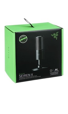 Razer Seiren X Black USB Streaming Microphone built-in Shock Mount