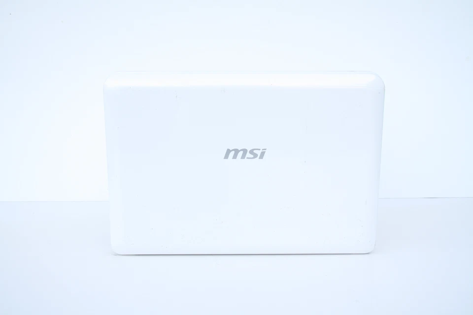 MSI White Wind U100 Laptop Intel Atom Windows XP *UNTESTED - Image 2 of 4