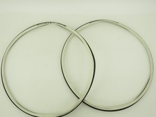 Set Of Two Michelin Pro4 700x23 Service Course V2 Clincher Road Tires White Wall