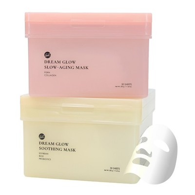 glowiest Dream Glow Daily Rituals Beauty Face Mask Set, 60-count