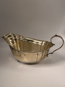 Vintage Reed & Barton Sterling Silver X600 Dublin Gravy Boat 195.3g