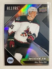 2024-25 Upper Deck Allure Black Rainbow #147 Aku Raty RC