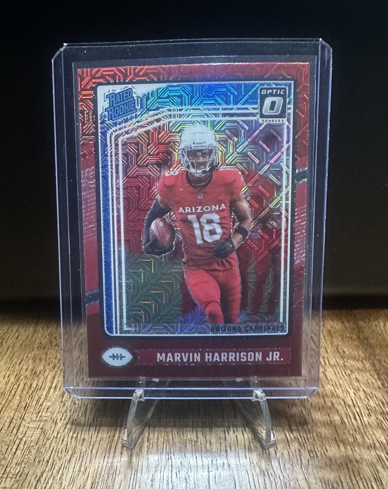 2024 Donruss Optic - Marvin Harrison Jr. #276 Red Mojo Prizm (RC)