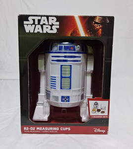 Disney Star Wars R2-D2 9-Piece Measuring Cup Set w/ Markings, Reusable