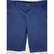 Tommy Bahama Navy Blue Flat-Front Shorts