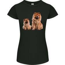 T-Shirt Donna Petite Con Cucciolo Di Chow Chow