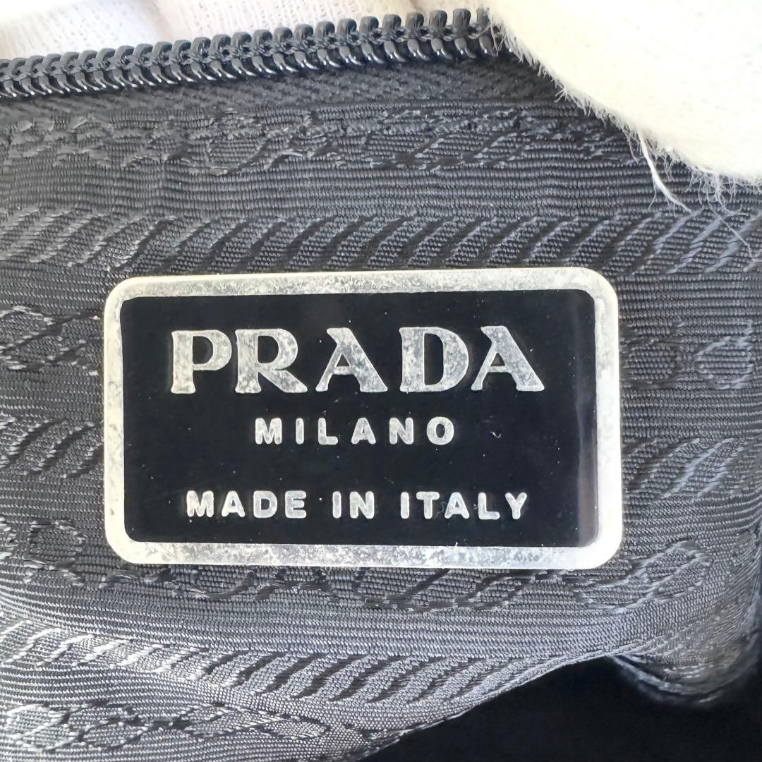 PRADA backpack triangular logo drawstring nylon b… - image 12